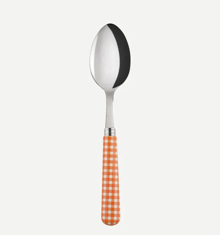 sabel matsked rutig orange