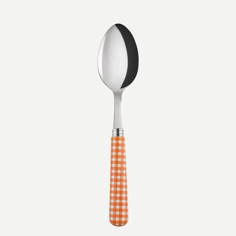 sabel matsked rutig orange