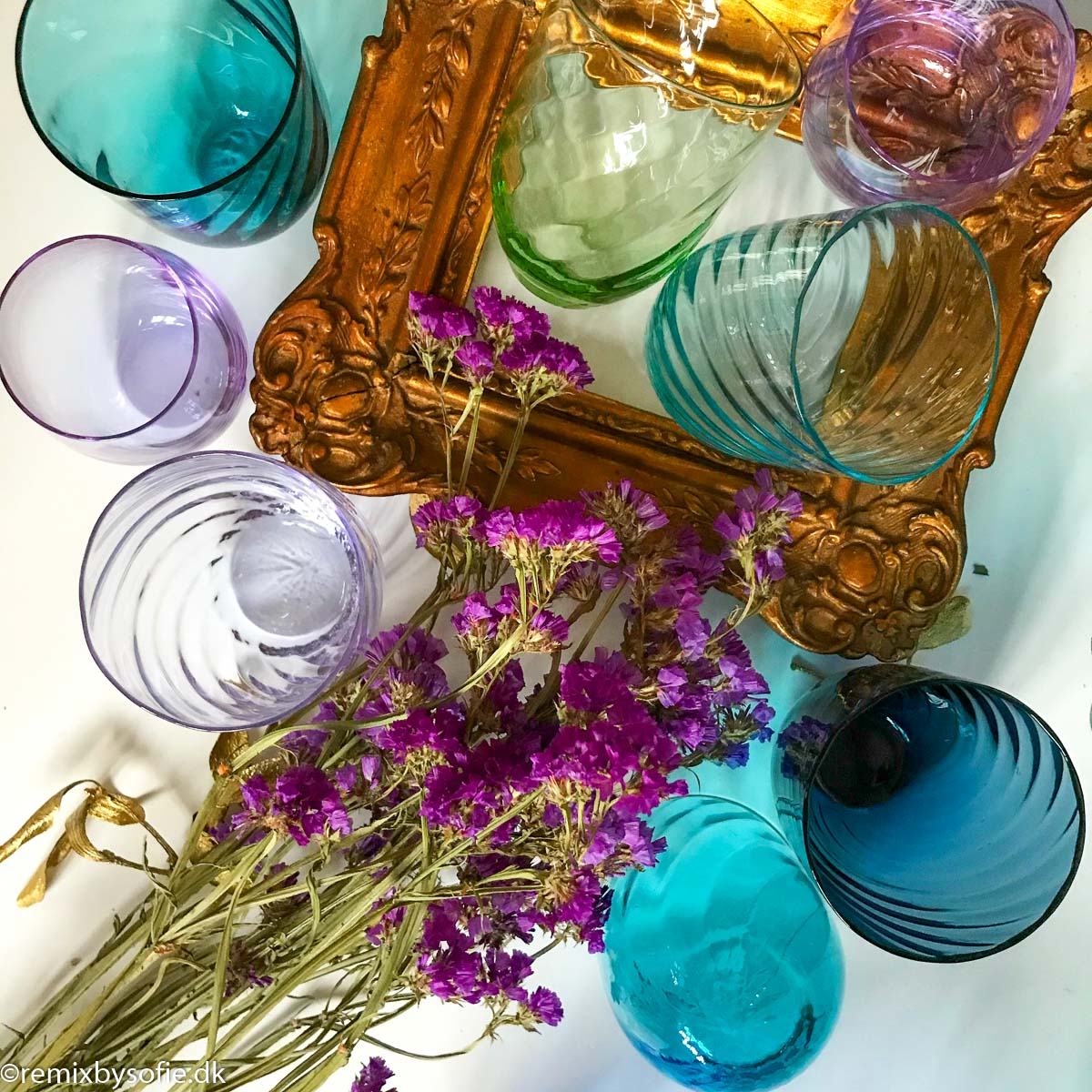 Virvlande glas - ljusgrön - Bild 11