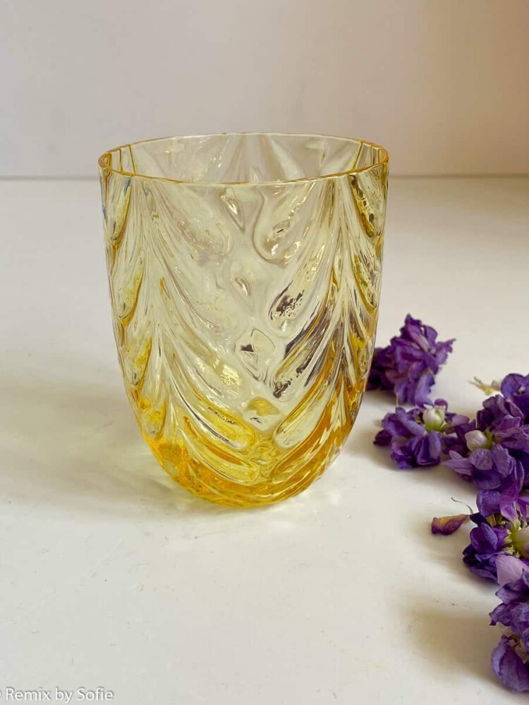 Anna von Lipa, harlekin kungsblått, blanda & matcha glas, munblåst glas