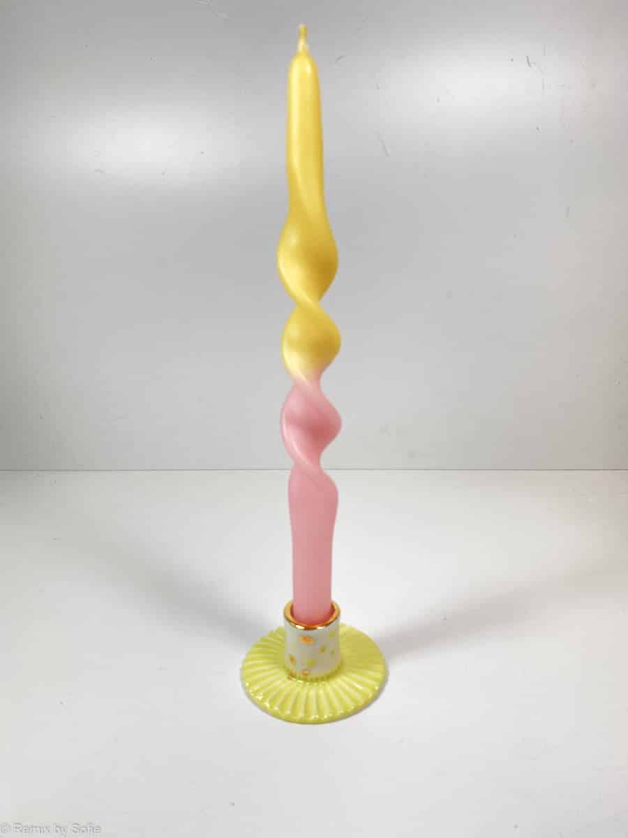 ljusstake, ljusstake med guld, galleri petz, porslinsljusstake