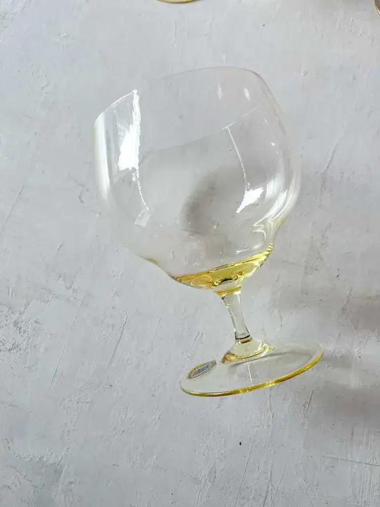 konjak glas i gult