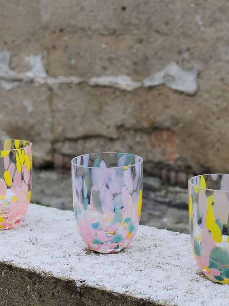 Anna von Lipa stänkglas, glas med opal, vattenglas, dricksglas,