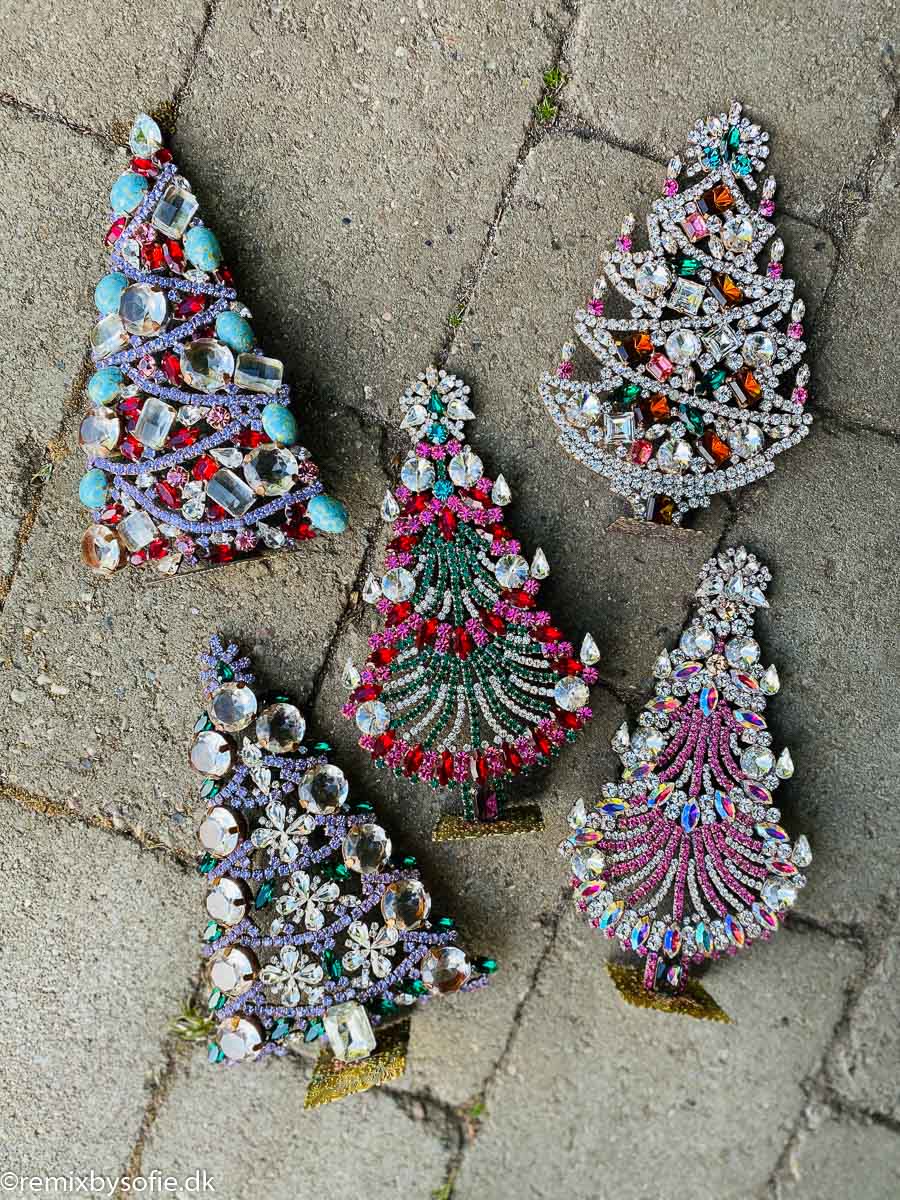 Julgranar i strass