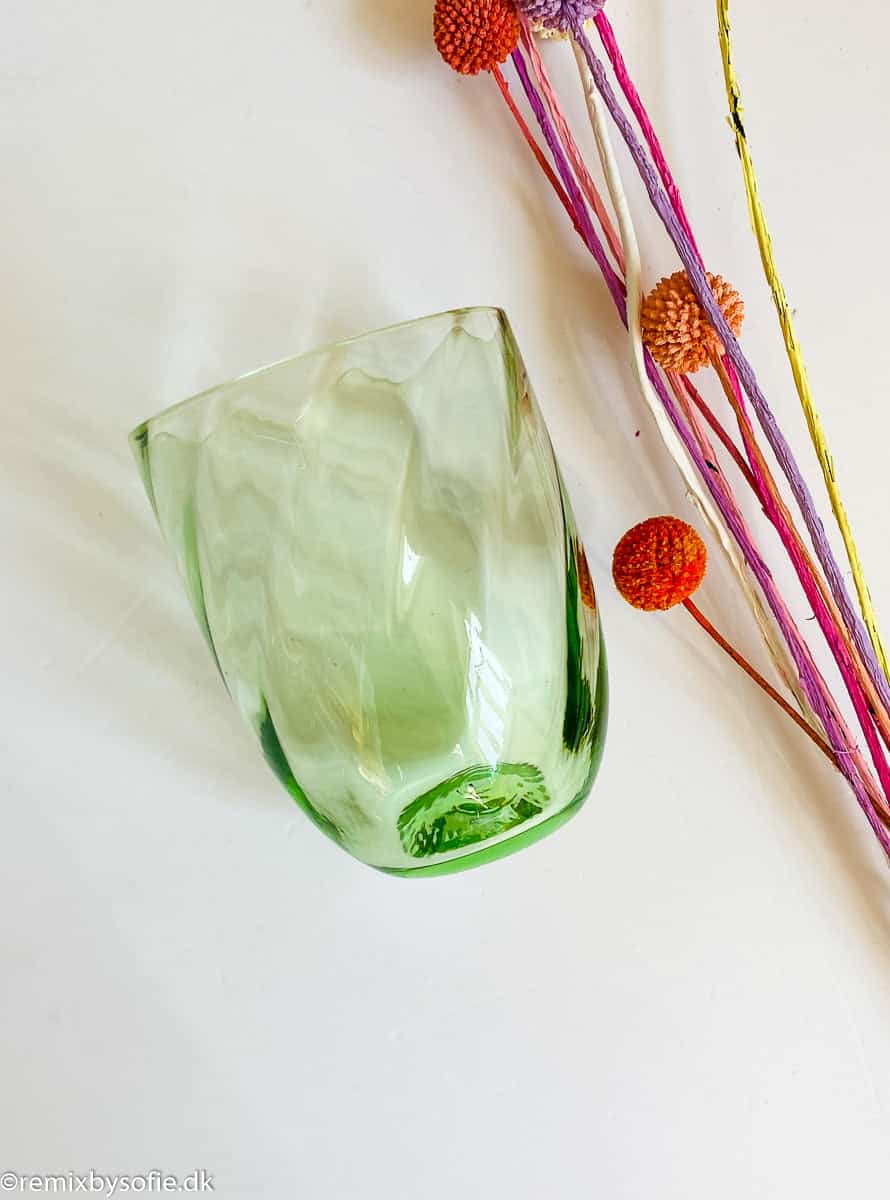 Anna von lipa Virvla med glas i ljusgrönt