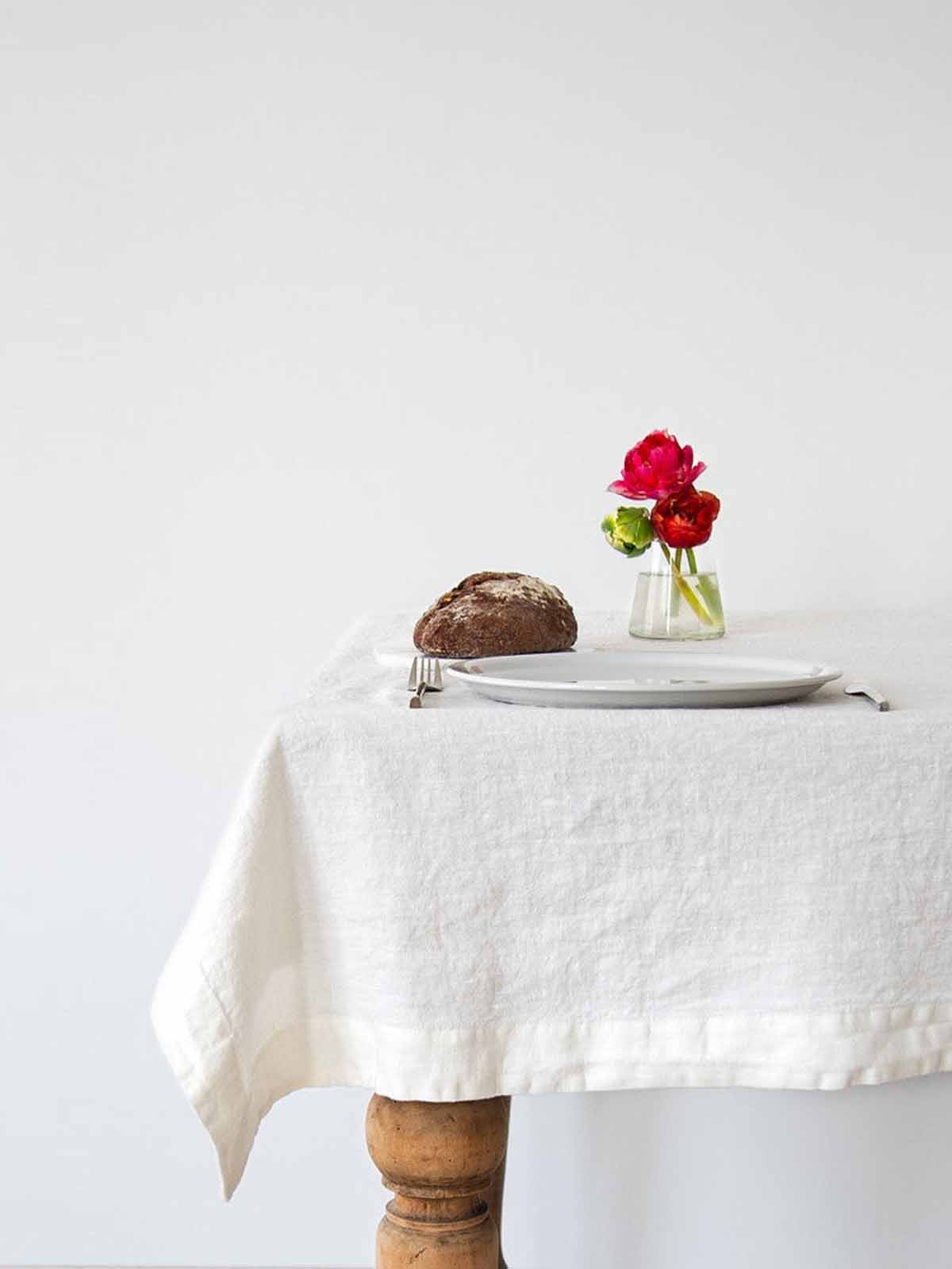 vit duk, servett rosa blommor, linne talade dukar och servetter, linne, linne, bor täcka, remix av sofie, linne duk, duk i linne, ekologisk