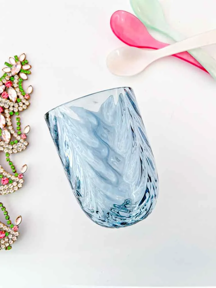 Anna von lipa vågblå rök, blanda och matcha, glas, dricksglas, vattenglas,