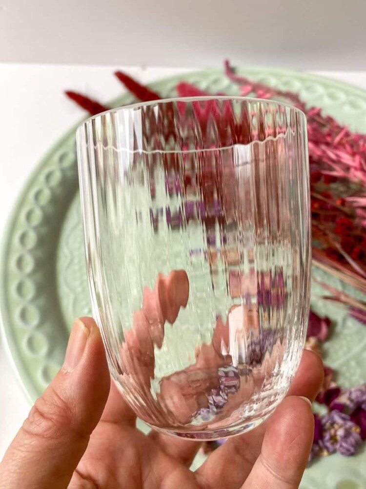 bambuglas, anna von lipa mix & match, swil glas, wawe glas, harlekinglas, tumlare, vattenglas, dricksglas, dricksglas, målat glas, heminredning, bordsduk, glas från anna von lipa
