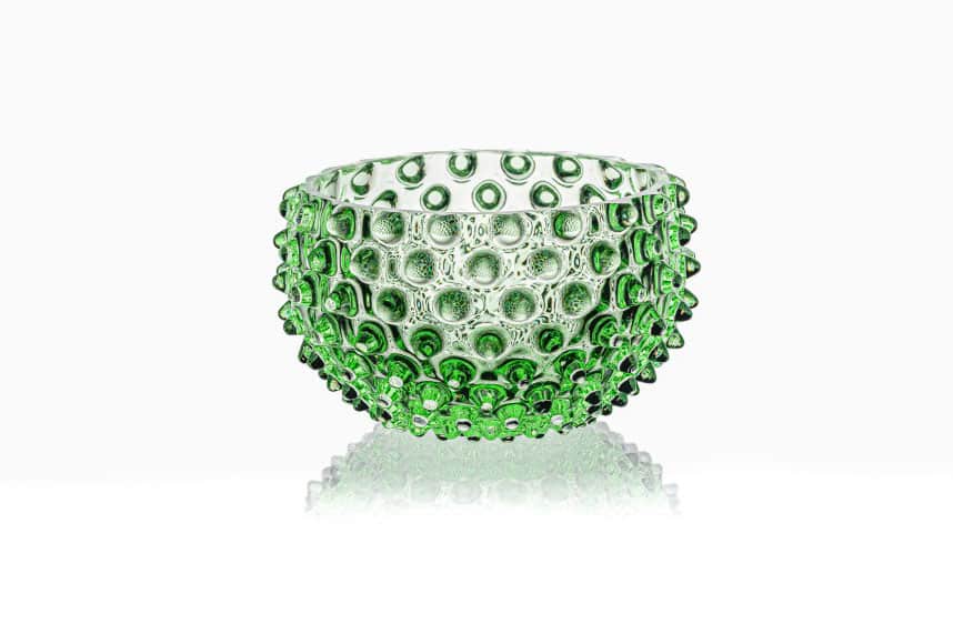 skål i ljusblått, Anna von lipa glas, anna von lipa tapas skååål, hobnail glas, hobnail skål, remix av sofie, tapas skål, glas skål, liten glas skål, igelkott bild, hobnail glas, handblåst glas