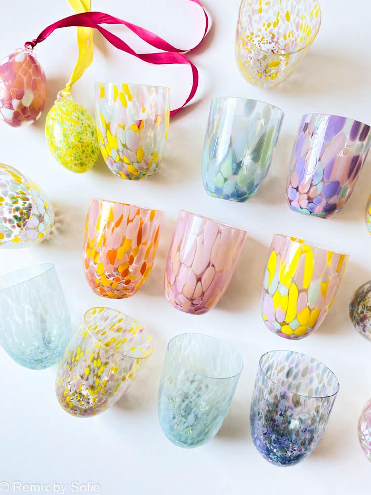 vattenglas, anna von lipa mix & match, tumlare, vattenglas, dricksglas, dricksglas, färgat glas, remix av sofie, anna von lipa glas, anna von lipa återförsäljare, bohemia glas, munblåst glas, konfetti glas, stänk glas, bordsduk, stänkglas, anna von lipa återförsäljare, bordsduk