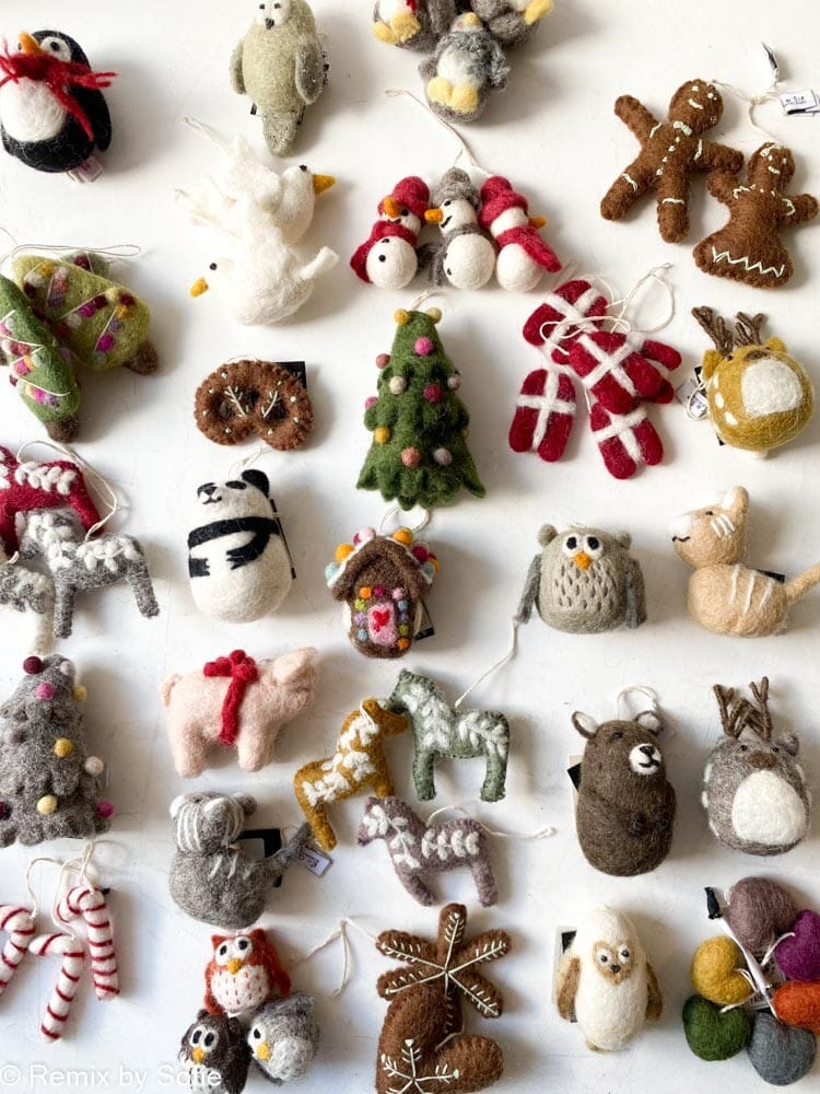 Kände ornament att hänga upp