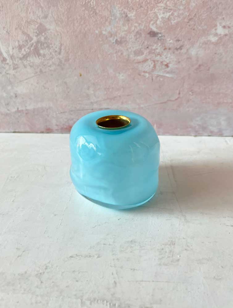 glasblås ljusstake tidvatten från glasblås, remix av Sofia