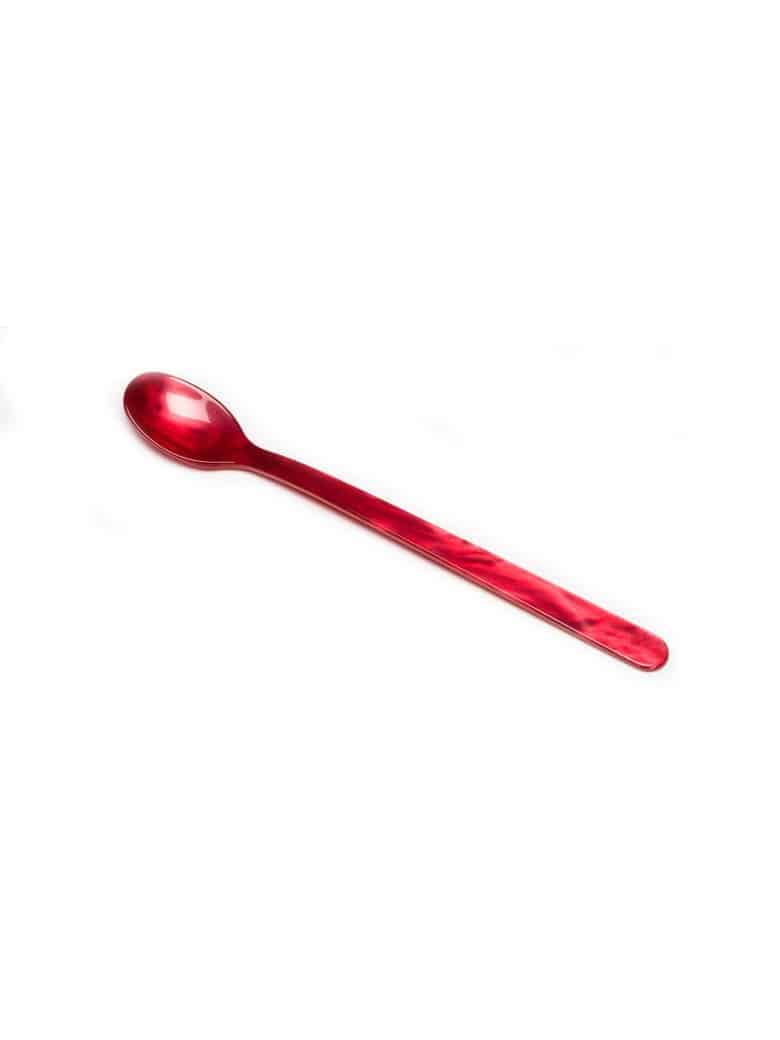 äggsked, hemsohne, g.f hemsohne, G. F hem Schöne, skedar av hallonröd, hallon, skedar, skedar, färgglada, plast, äggsked, frukostbord, bordsdukning,