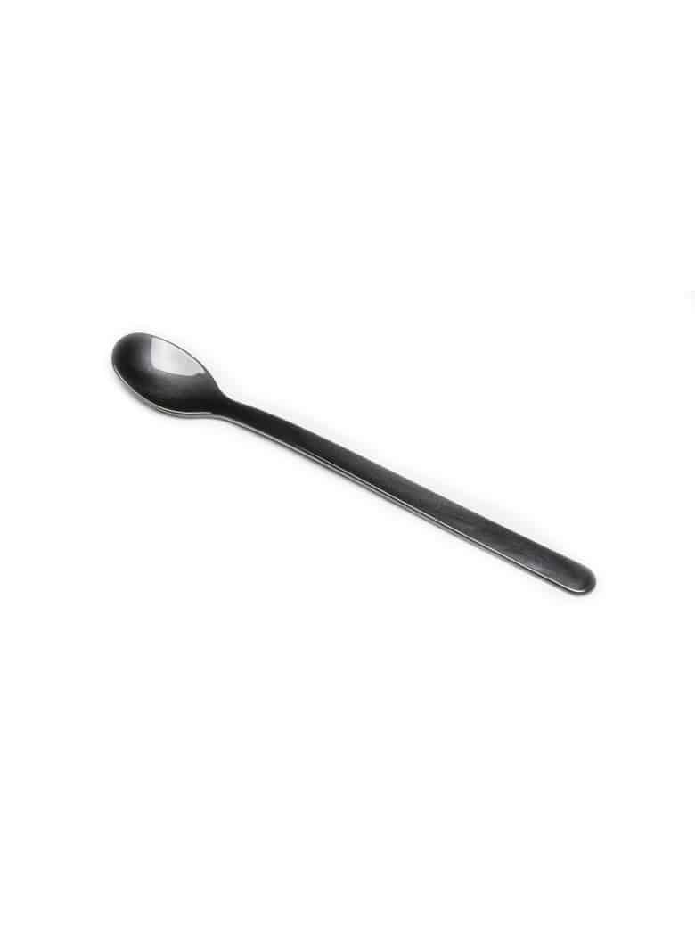 äggsked, hemsohne, g.f hemsohne, G. F hem Schöne, skedskiva, glasssked, silvergrå, plast, äggsked, frukostbord, bordsdukning,