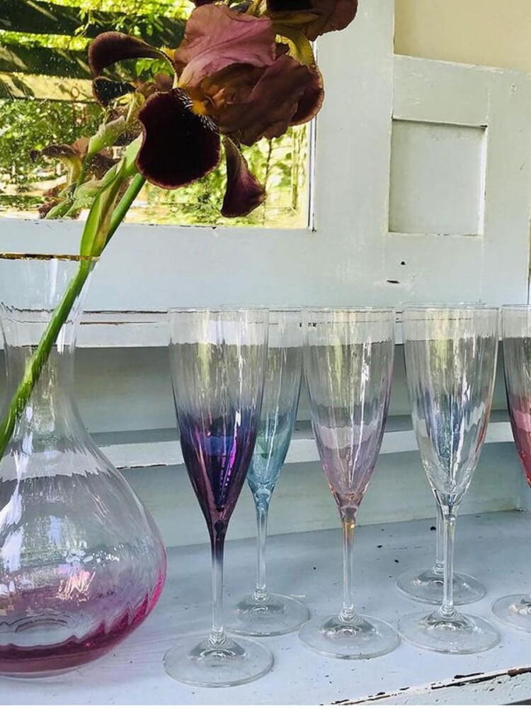 Kate champagneflöjter, champagneflöjter, champagneglas, remix av Sofia