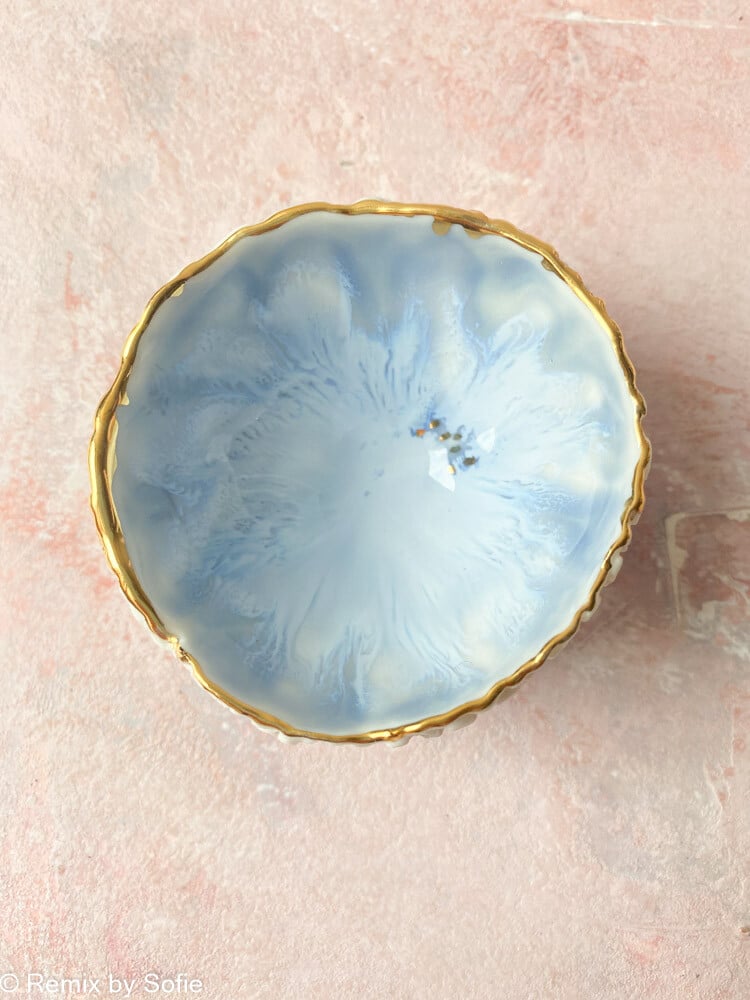 liten smyckesskål, liten smyckesskål, skål i porslin, skål i pastellfärger, creamik av mirabella, remix av sofie,