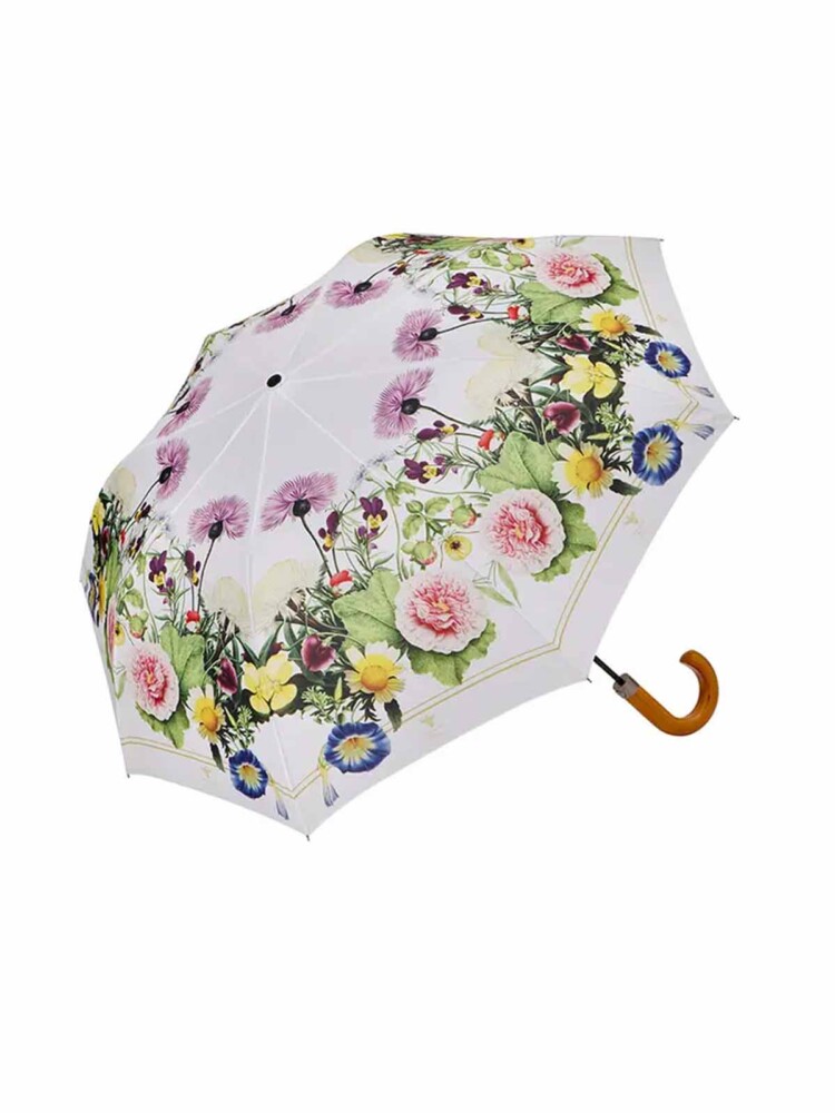 Paraply med blommor