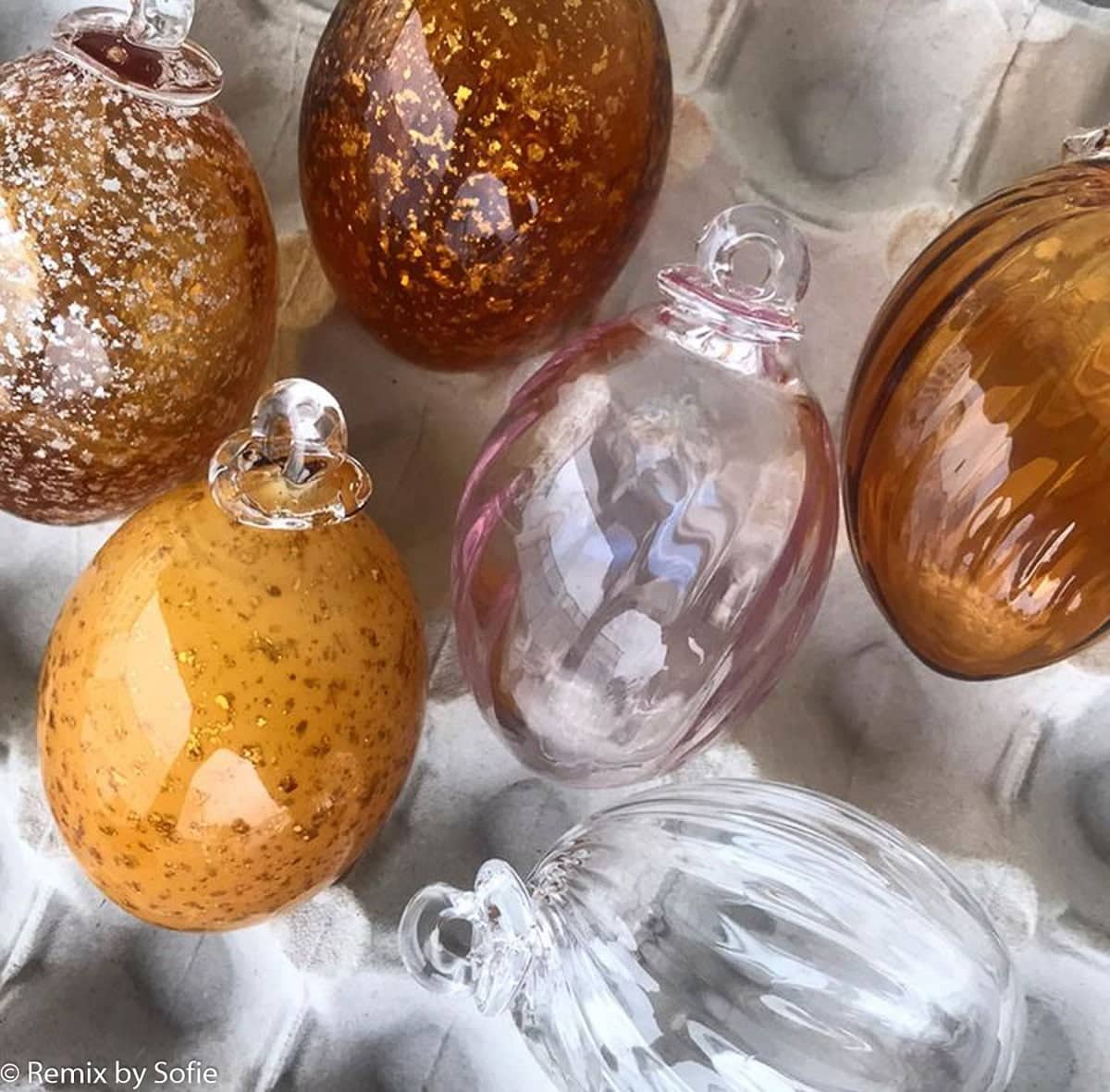 Påskägg, Påskägg, Opal ägg, Opal ägg, glasägg, Anna von Lipa glas, Opal påskägg, remix av Sofia