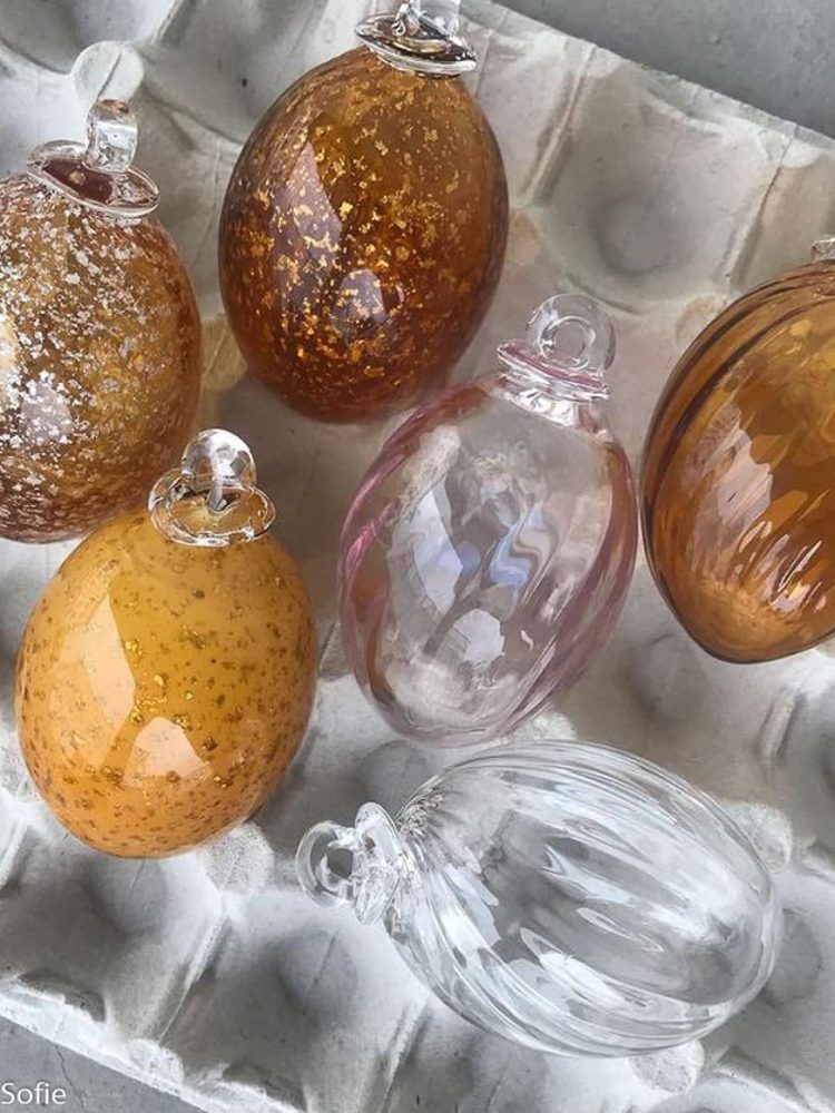 Påskägg, Påskägg, Opal ägg, Opal ägg, glasägg, Anna von Lipa glas, Opal påskägg, remix av Sofia