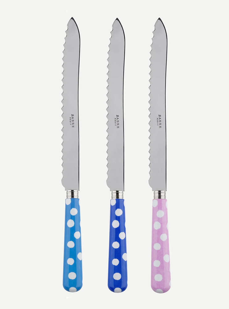 sabel, kniv, brödkniv, prickad