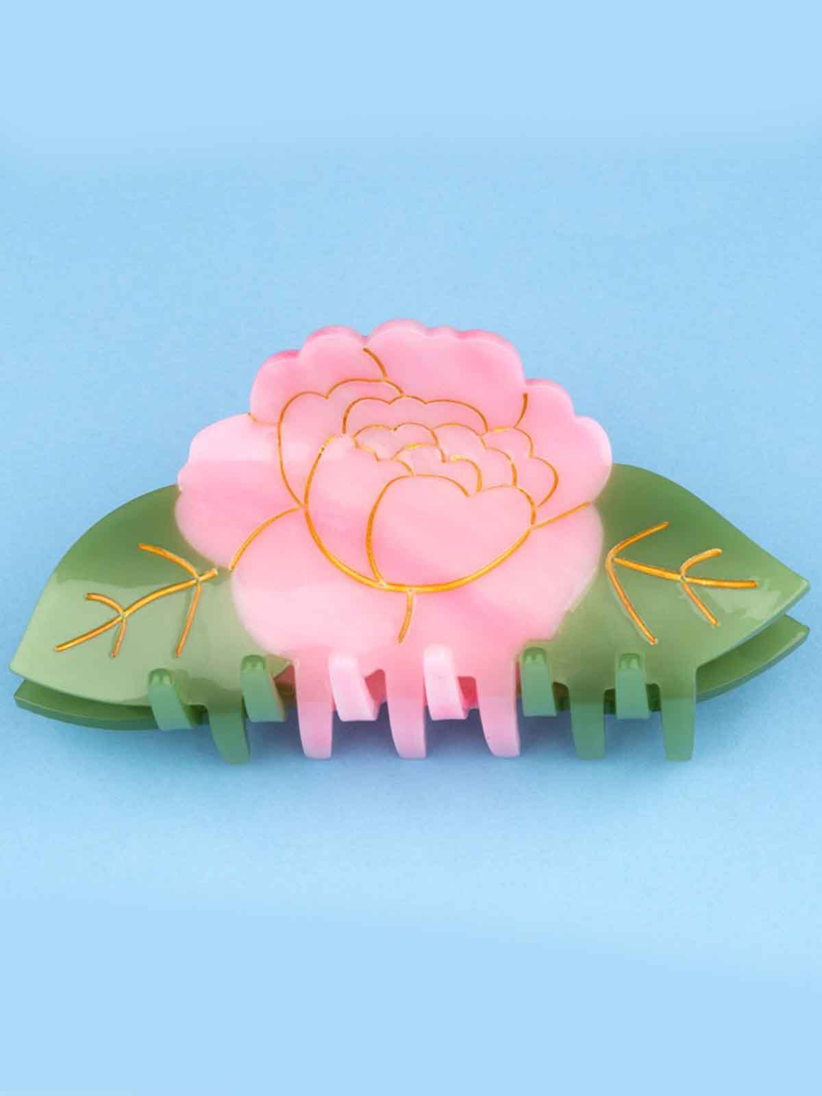 hårklipp rosa blomma cou cou suzette