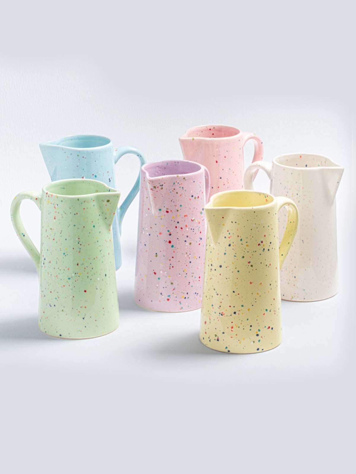 Keramiska kannor med konfetti - Egg Back Hem