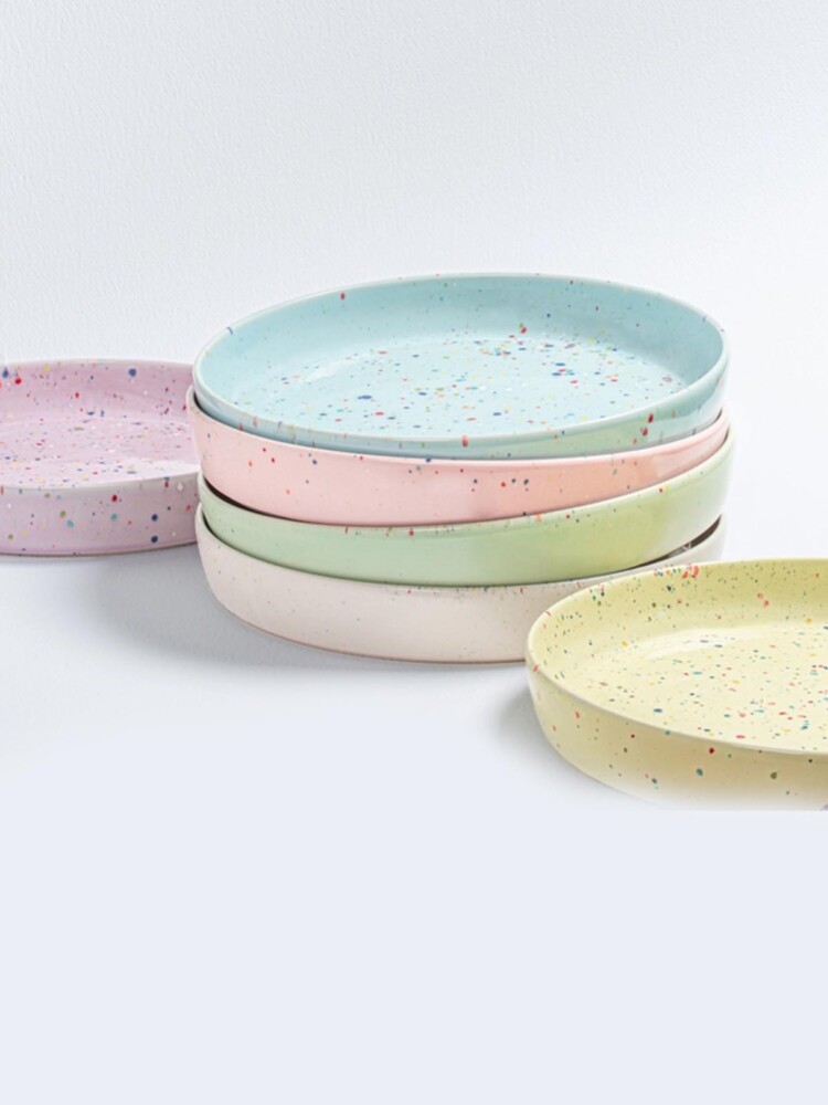 keramikfärgton 28 cm i pastellfärger - Egg Back Hem