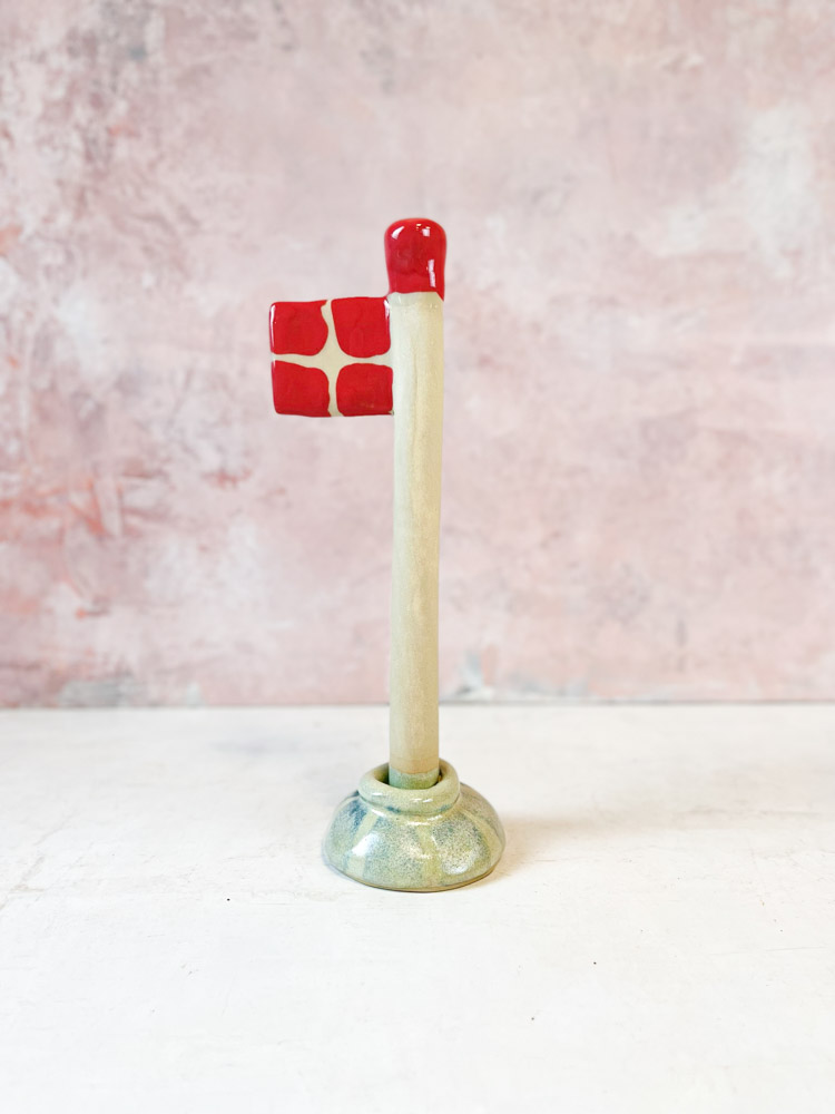 Födelsedagsflagga i keramik - Mia Lindbirk