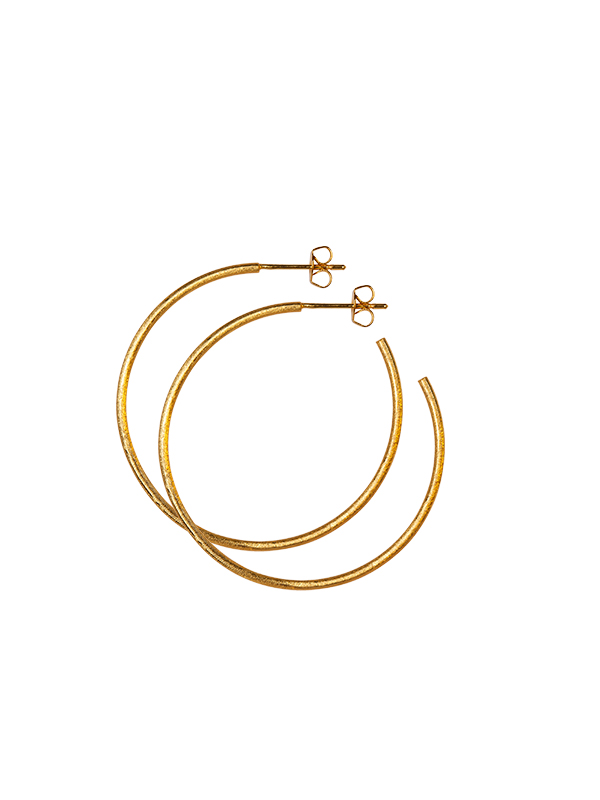 Örhängen Noon Hoops large - LULU Copenhagen