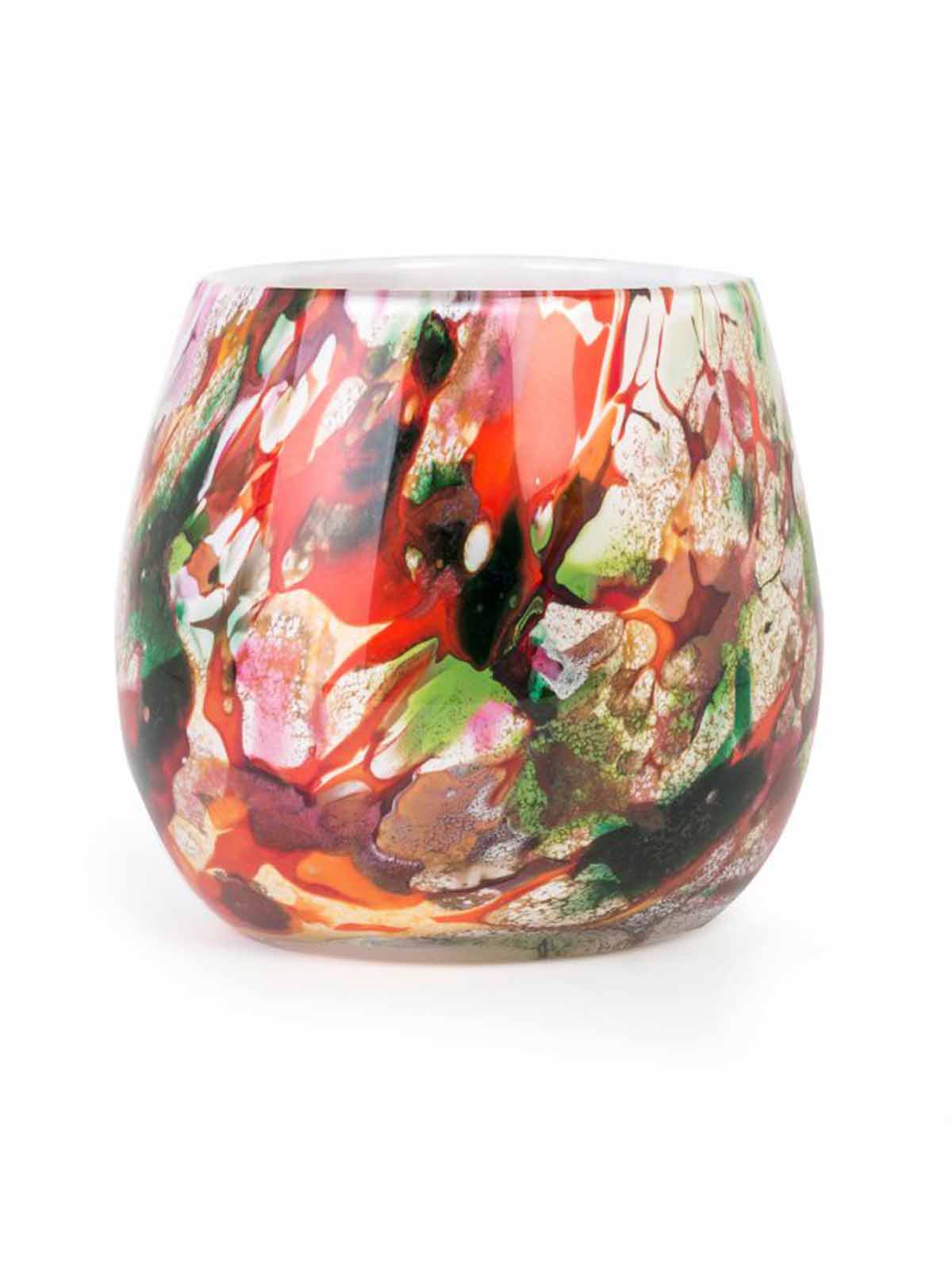 Opalvas eller stor blomkruka 22 cm, blandade färger - Remix by Sofie