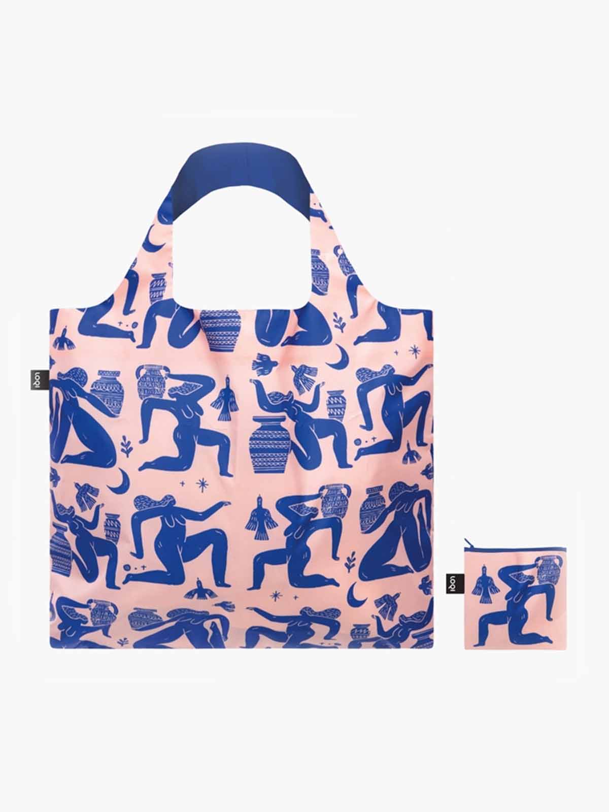 Shoppingnät egyptiskt motiv - Loqi återvunnen plast