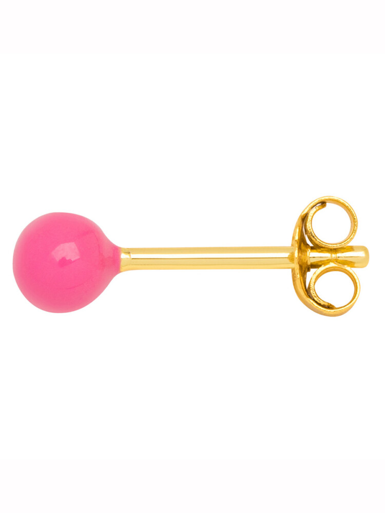 medium boll, rosa, remix av sofie, lulu copenhagen, smycken, örhänge, öronpropp,