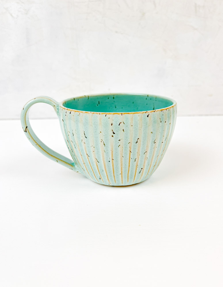Valsat keramiskt glas - cappurccino