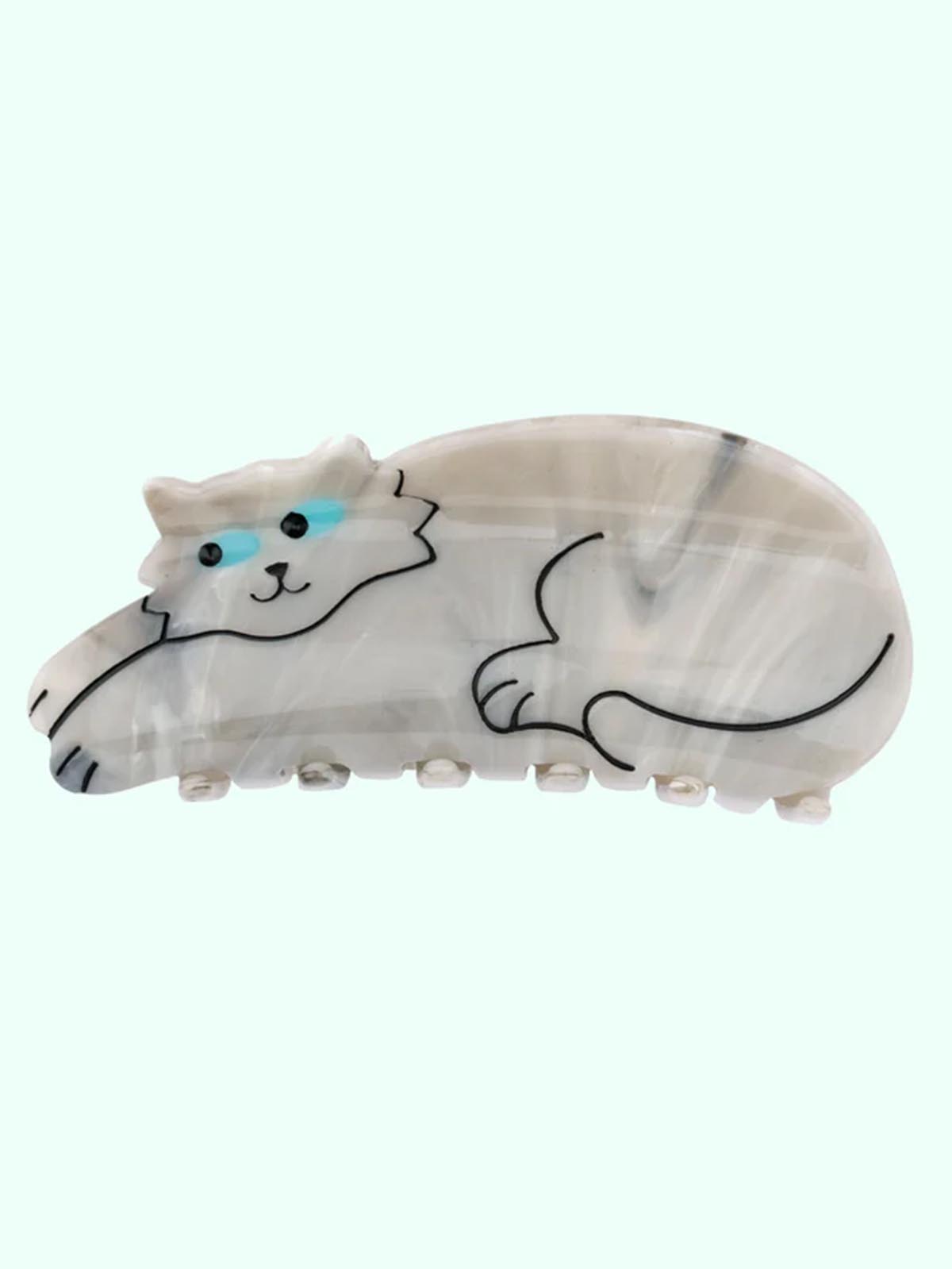 cou cou suzette hårklipp grå katt