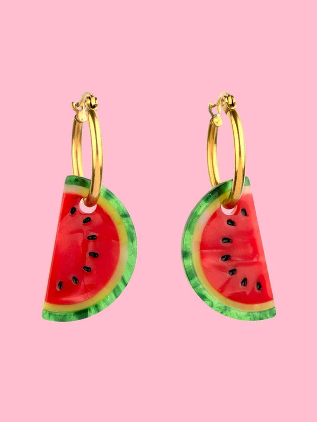 cou cou suzette örhängen vattenmelon