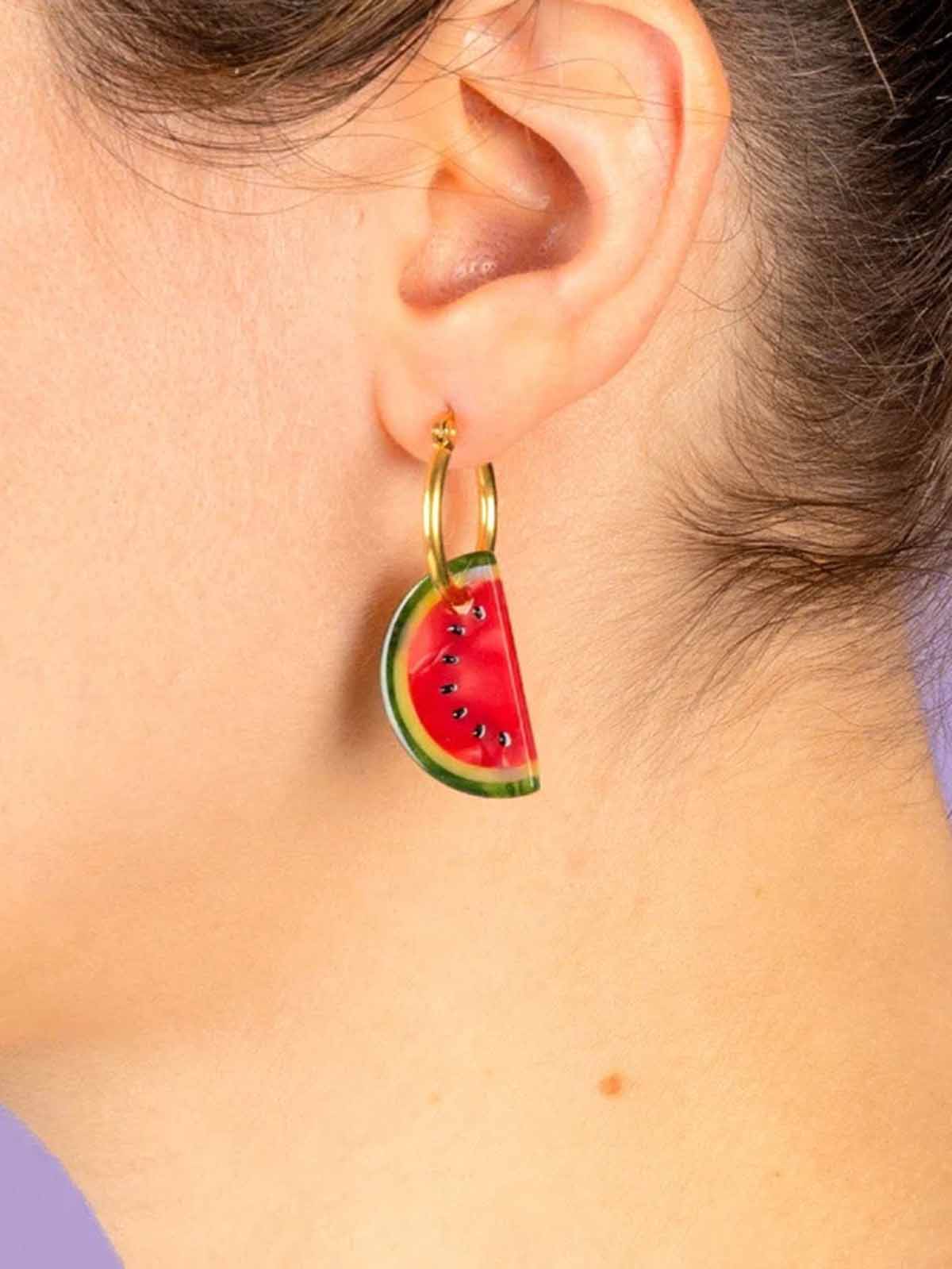 cou cou suzette örhängen vattenmelon