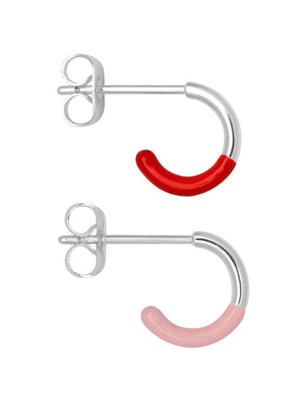 lulu copen garden hoop dip i silver