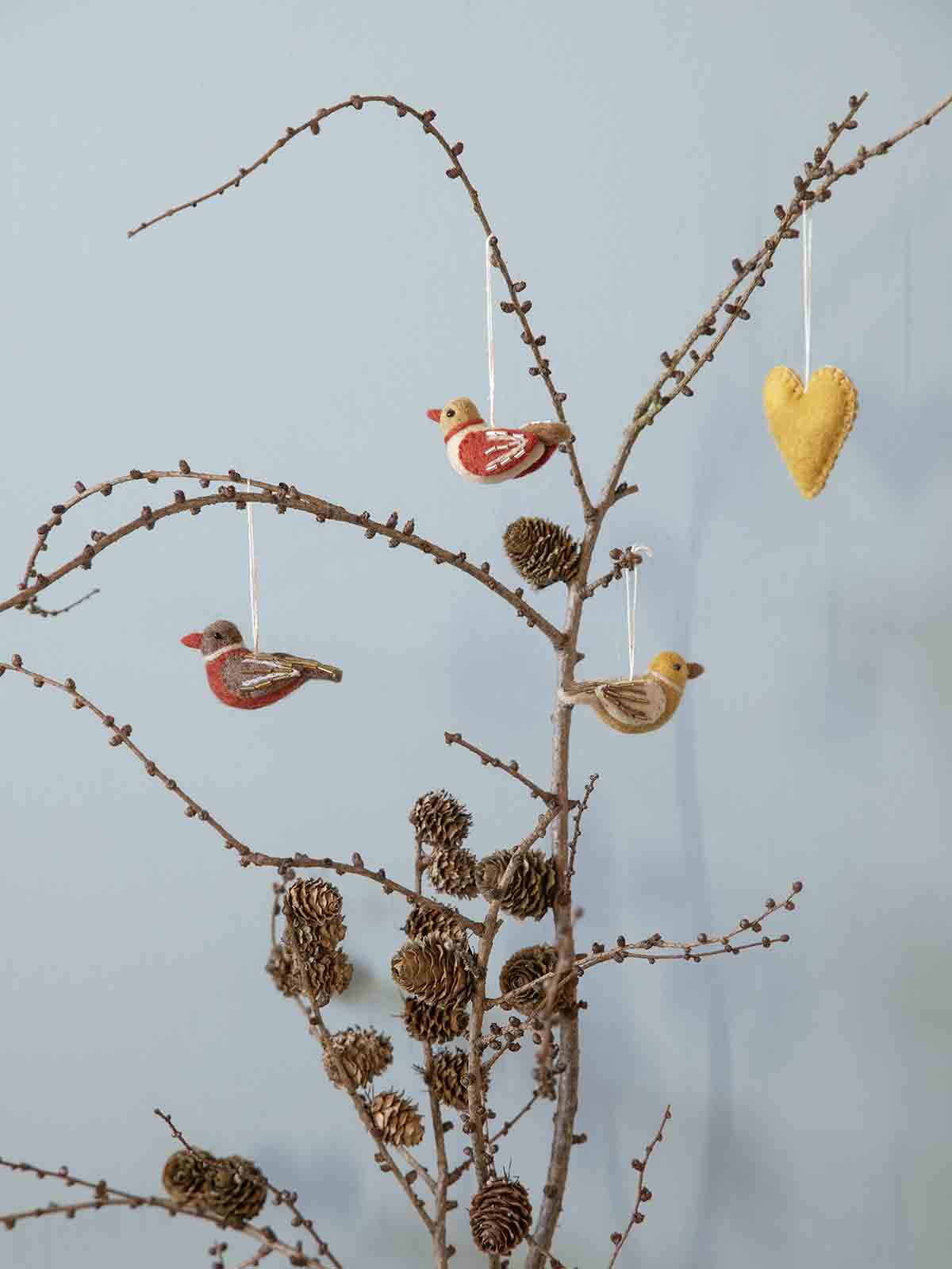 Kände julprydnader Gry och Sif Birds