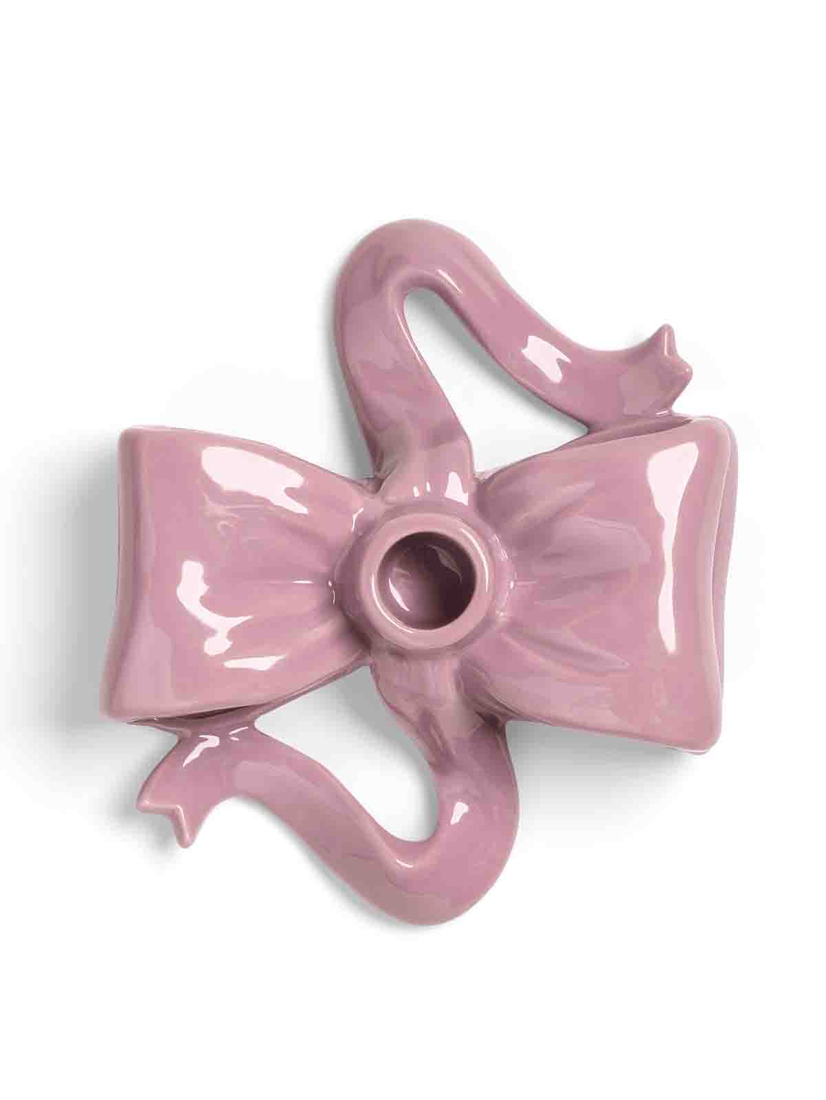 &kdelivery ljusstake i keramik i rosa