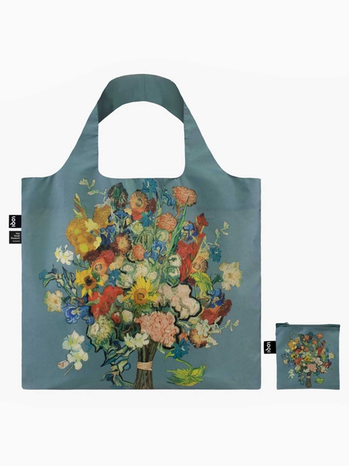 loqi shoppingväska - mulåsna tillverkad av 100% återvunnen plast - vincent van gogh