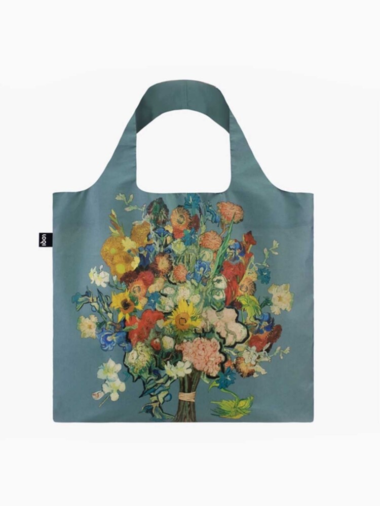 loqi shoppingväska - mulåsna tillverkad av 100% återvunnen plast - vincent van gogh