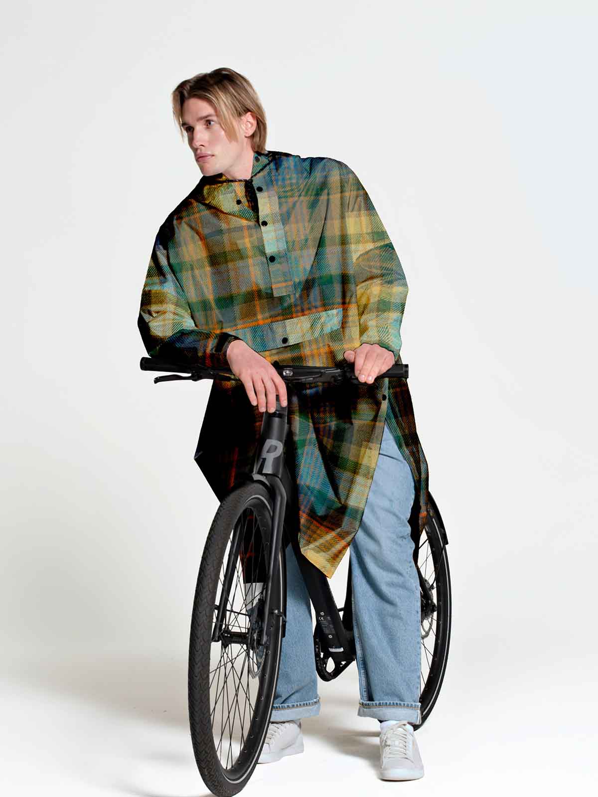 Regnponcho - Tartan