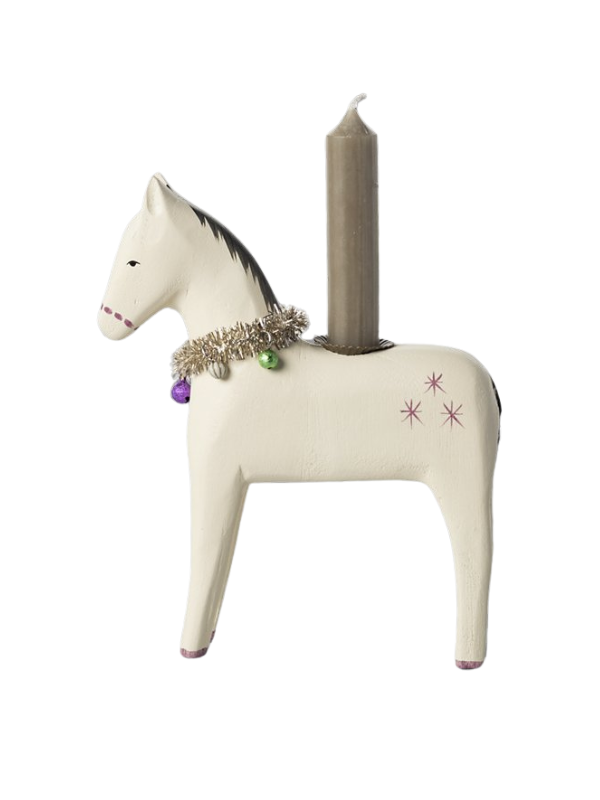 vit trähäst maileg