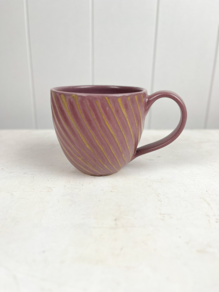 unik keramisk mugg med handtag