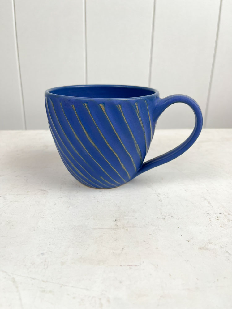 unik keramisk mugg med handtag