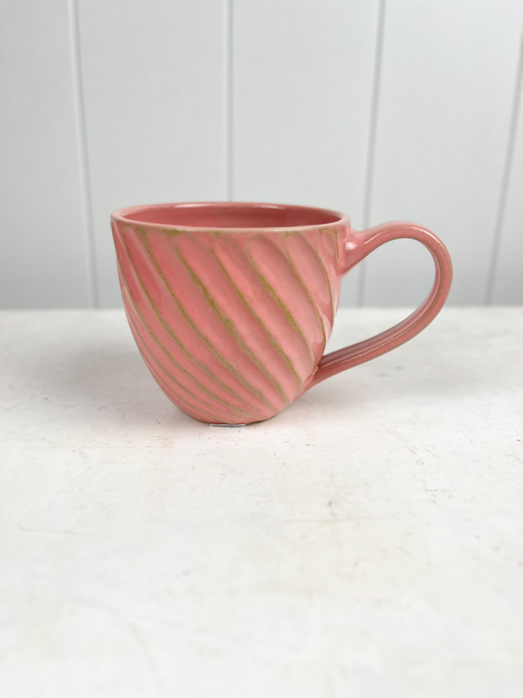 unik keramisk mugg med handtag