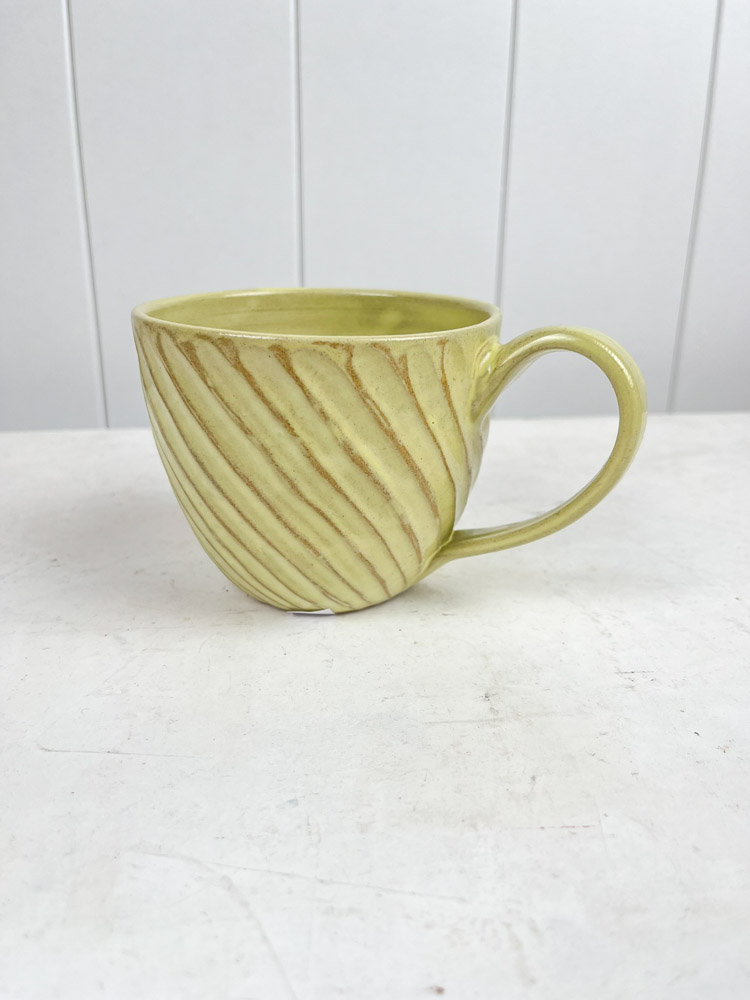 unik keramisk mugg med handtag