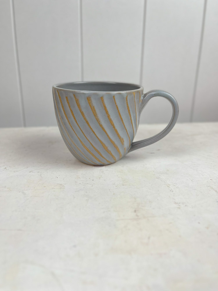 unik keramisk mugg med handtag