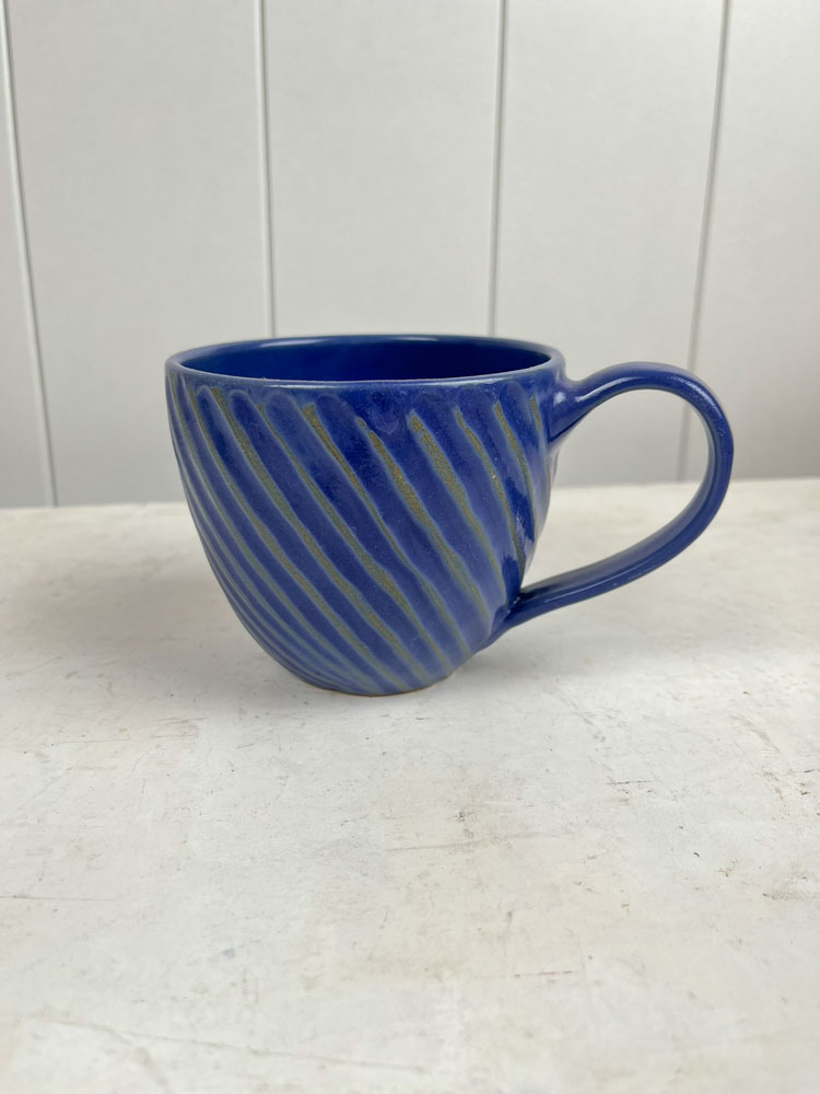 unik keramisk mugg med handtag
