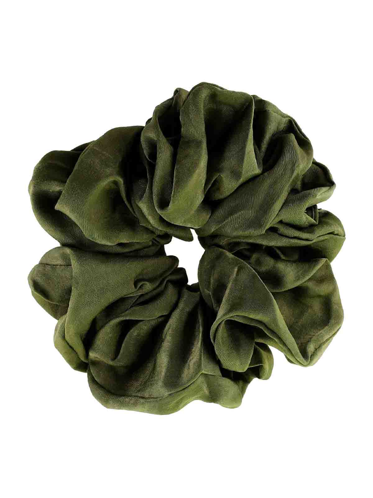 Isabella Scruncies i olivgrön färg